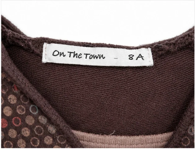Bruin tunieksweatshirt met capuchon voor 8-jarigen - popspijkermotief – photo 2